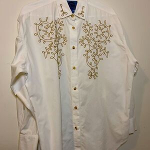 Cambridge Dry Goods Button Down Shirt Size 4